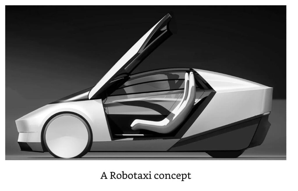 robot taxi elon musk