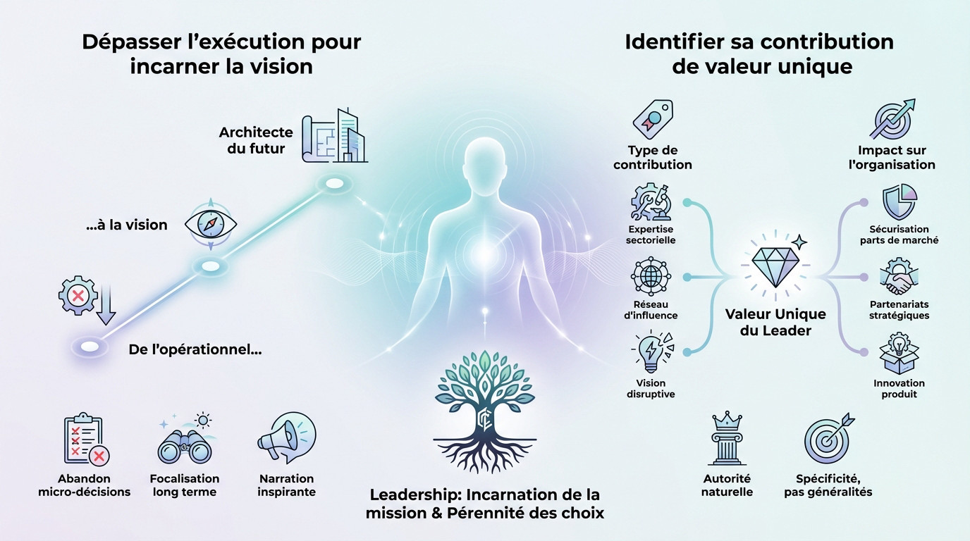 Évolution du leadership senior et contribution stratégique unique