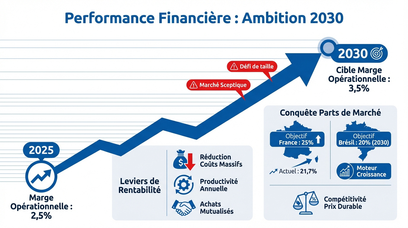 Objectifs de performance financière Carrefour 2030