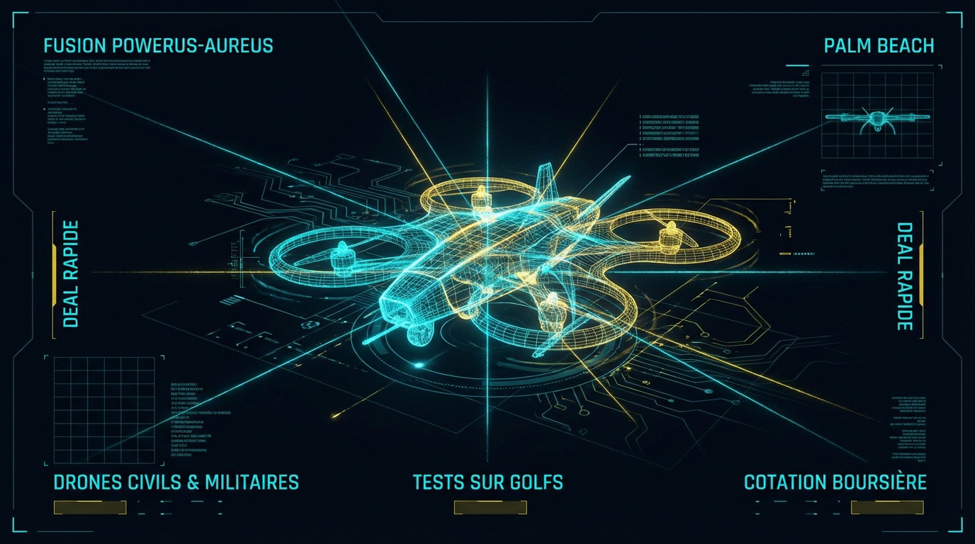 Interface tactique de contrôle de drone autonome haute technologie