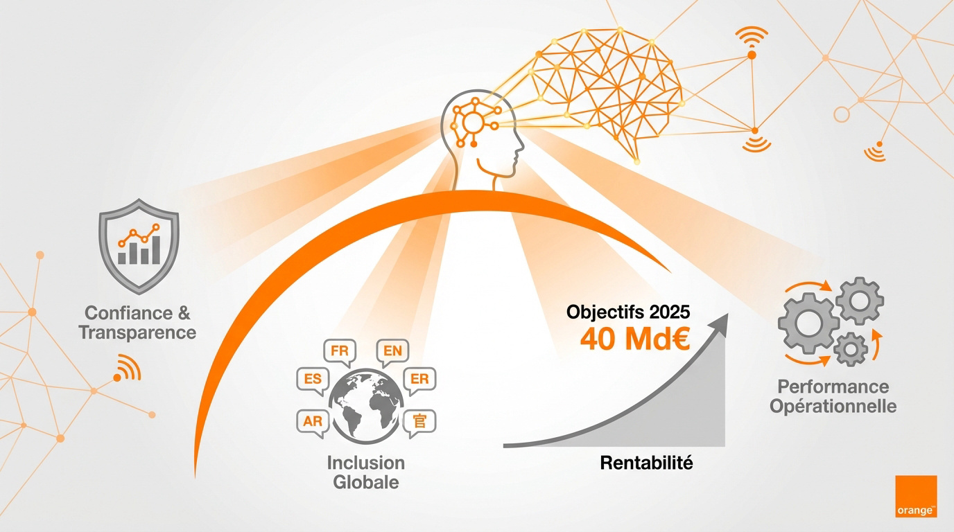 Conférence Orange sur l'intégration de l'intelligence artificielle et la performance réseau