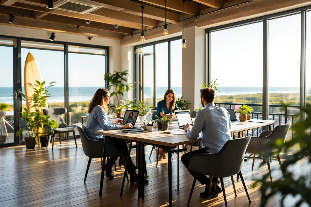 Coworking au Pays Basque : poste de travail à Biarritz